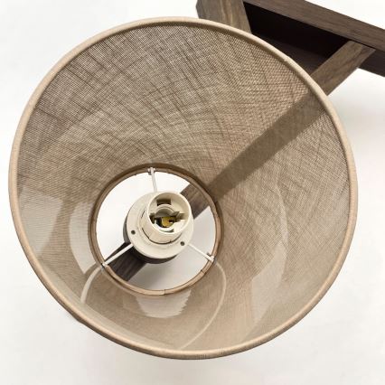 Brilagi - LED Aufgesetzte Deckenleuchte ANTHONY 3xE14/40W/230V Eiche/Nussbaum/Beige