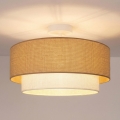 Brilagi - LED-Aufbauleuchte BOHO ECO 1xE27/10W/230V Ø 40 cm beige/creme
