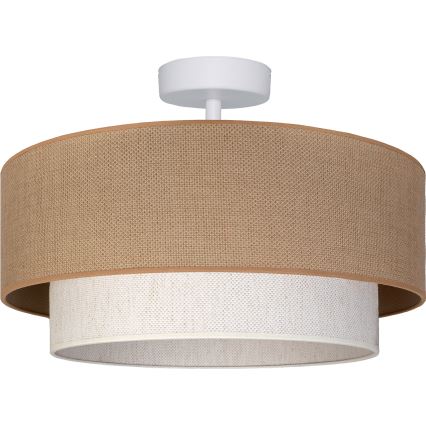 Brilagi - LED-Aufbauleuchte BOHO ECO 1xE27/10W/230V Ø 40 cm beige/creme