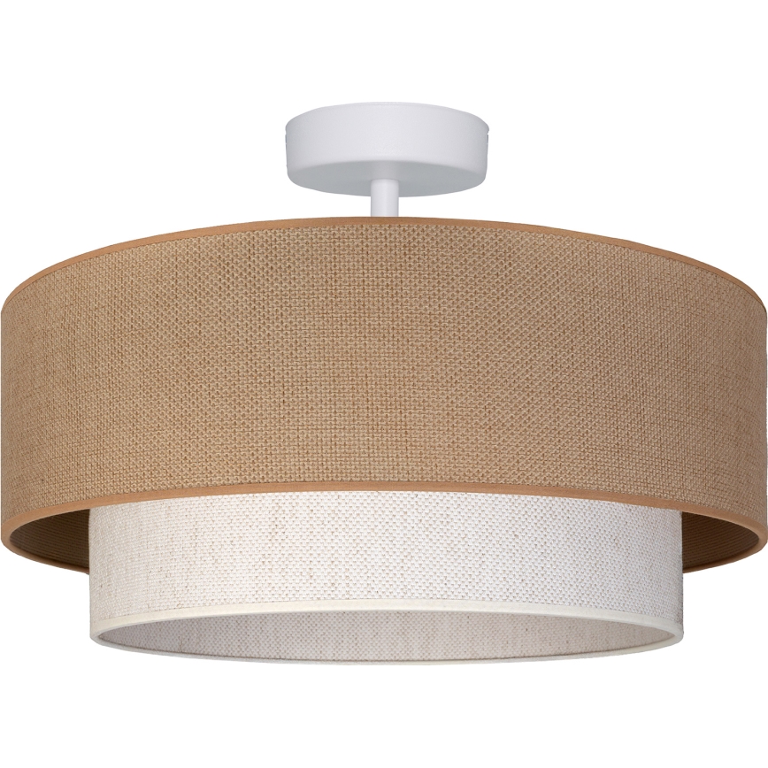 Brilagi - LED-Aufbauleuchte BOHO ECO 1xE27/10W/230V Ø 40 cm beige/creme