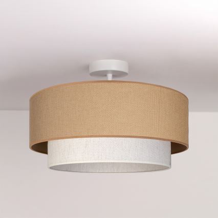 Brilagi - LED-Aufbauleuchte BOHO ECO 1xE27/10W/230V Ø 40 cm beige/creme