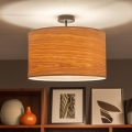 Brilagi - LED-Aufbauleuchte CERIA 1x E27/60W/230V Ø 45 cm schwarz/beige