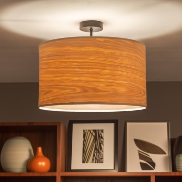 Brilagi - LED-Aufbauleuchte CERIA 1x E27/60W/230V Ø 45 cm schwarz/beige