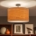 Brilagi - LED-Aufbauleuchte CERIA 1x E27/60W/230V Ø 45 cm schwarz/beige