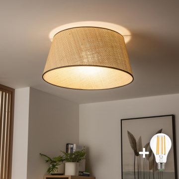 Brilagi - LED-Aufbauleuchte CERIA 1xE27/40W/230V, Ø 50 cm, beige