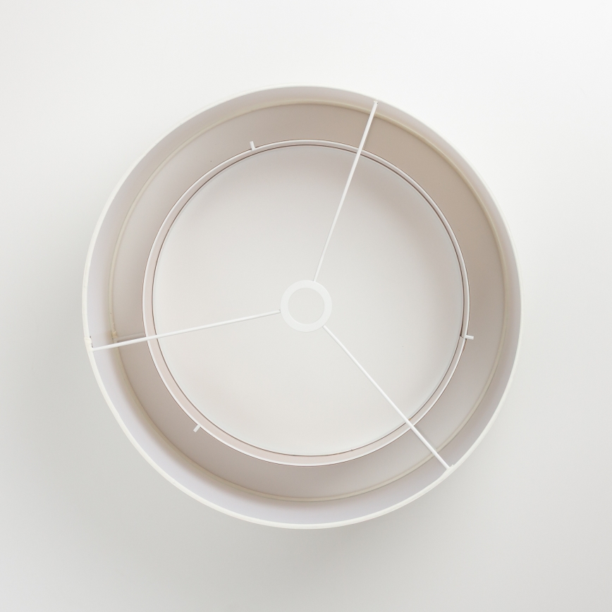 Brilagi - LED-Aufbauleuchte CERIA 1xE27/40W/230V Ø 50 cm weiß/beige