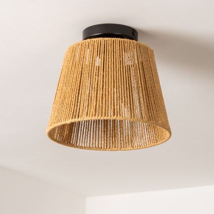 Brilagi - LED-Aufbauleuchte CERIA BOHO 1xE27/40W/230V Ø 28 cm braun