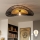 Brilagi - LED-Aufbauleuchte CERIA BOHO 1xE27/40W/230V Ø 50 cm schwarz/braun/Eiche