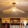 Brilagi - LED-Aufbauleuchte CERIA BOHO 1xE27/60W/230V Ø 70 cm schwarz/beige