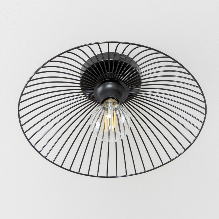 Brilagi - LED-Aufbauleuchte CERIA WIRE 1xE27/40W/230V Ø 38 cm schwarz
