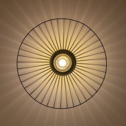 Brilagi - LED-Aufbauleuchte CERIA WIRE 1xE27/40W/230V Ø 45 cm schwarz