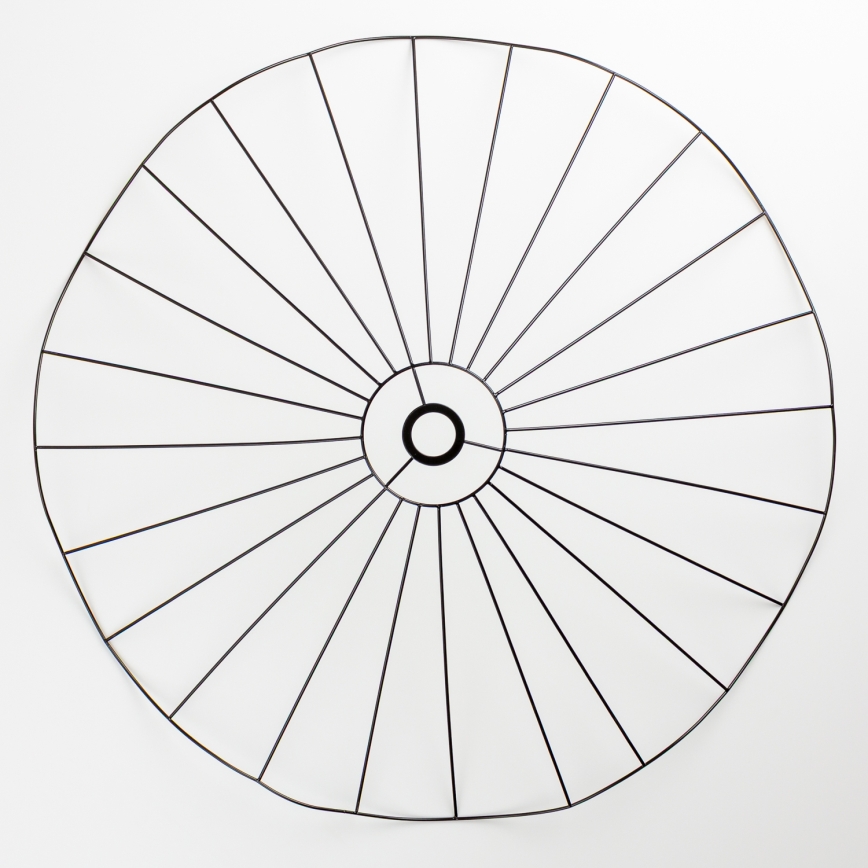 Brilagi - LED-Aufbauleuchte CERIA WIRE 1xE27/40W/230V Ø 80 cm schwarz/Eiche