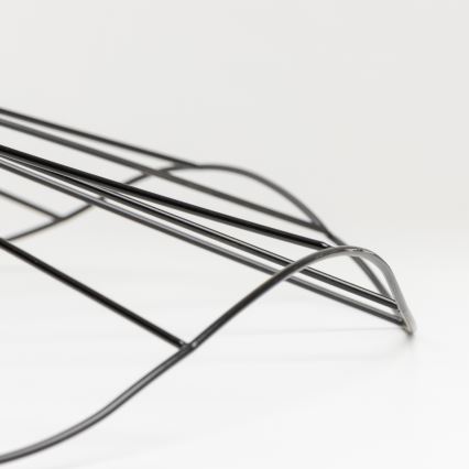 Brilagi - LED-Aufbauleuchte CERIA WIRE 1xE27/40W/230V Ø 80 cm schwarz/Eiche