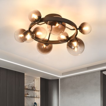 Brilagi - LED-Aufbauleuchte MILLA 10xG9/3W/230V braun/rauchbraun
