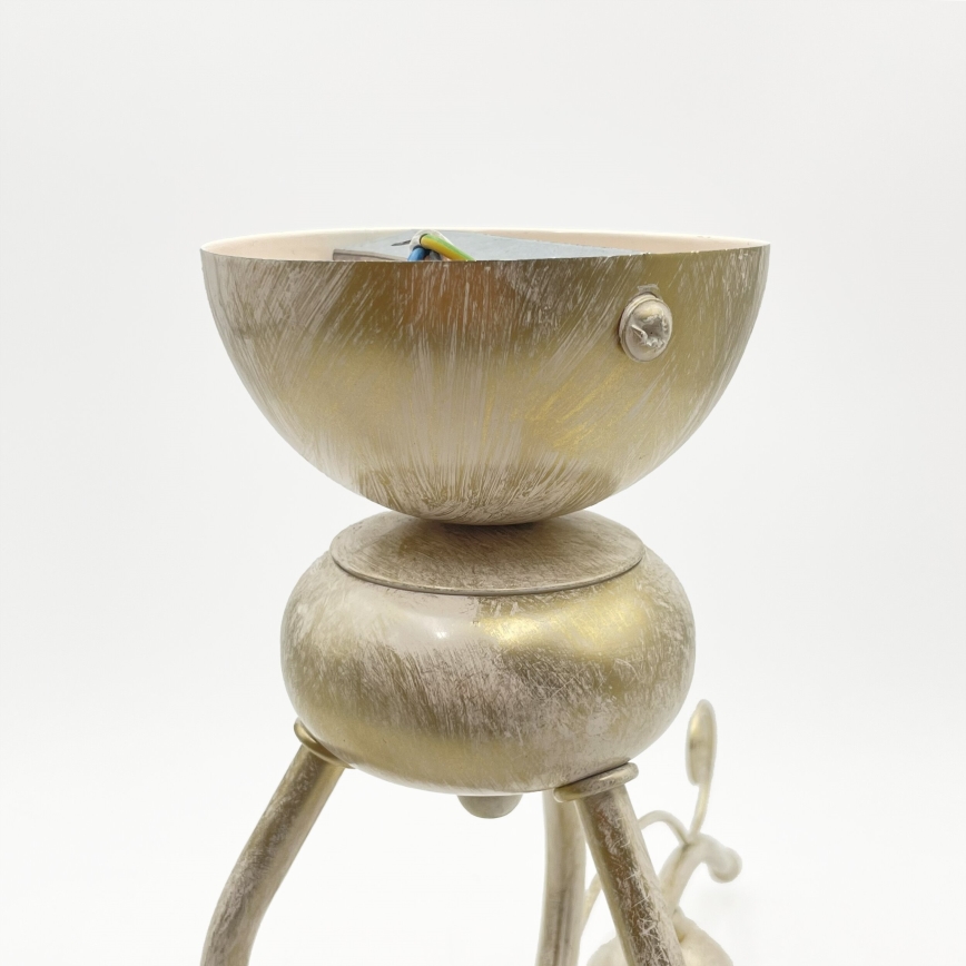 Brilagi - LED Aufgesetzte Deckenleuchte ANTICO 3xE27/60W/230V 3000K weiße Patina