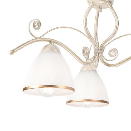 Brilagi - LED Aufgesetzte Deckenleuchte ANTICO 3xE27/60W/230V 3000K weiße Patina