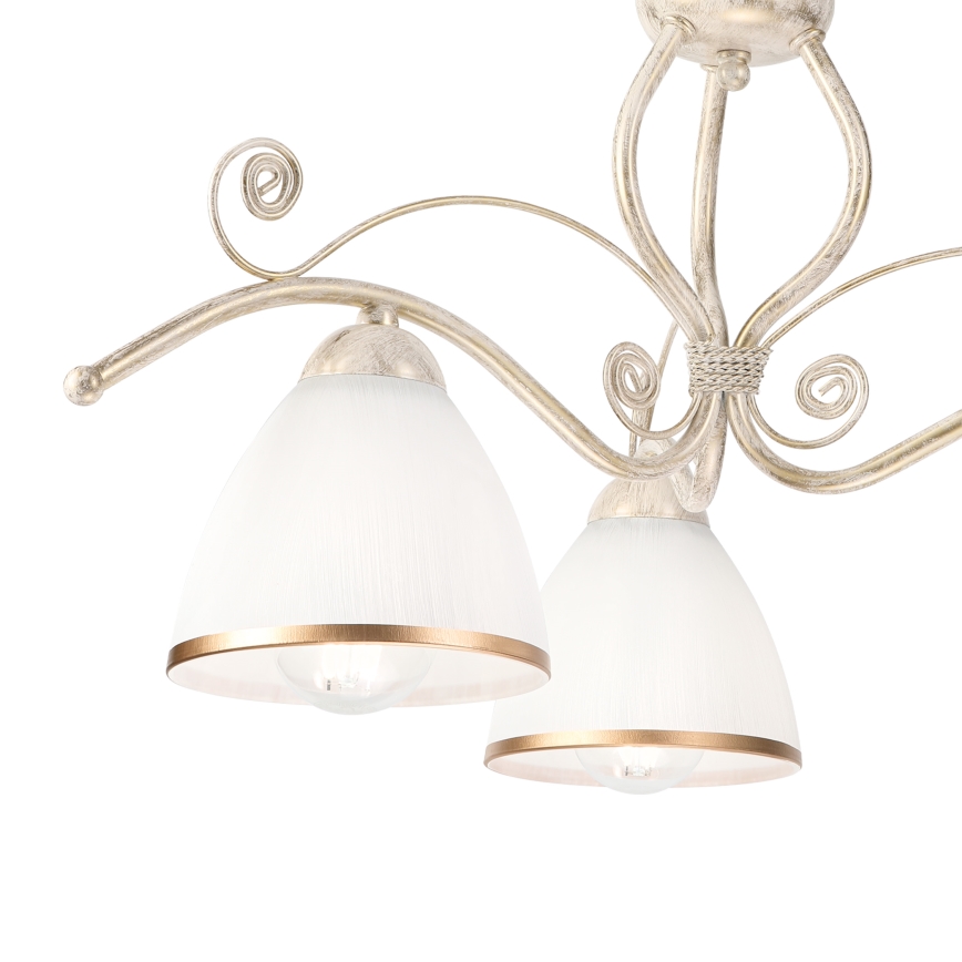 Brilagi - LED Aufgesetzte Deckenleuchte ANTICO 3xE27/60W/230V 3000K weiße Patina