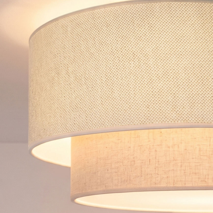 Brilagi - LED aufgesetzte Deckenleuchte BOHO ECO 1xE27/10W/230V Ø 40 cm creme
