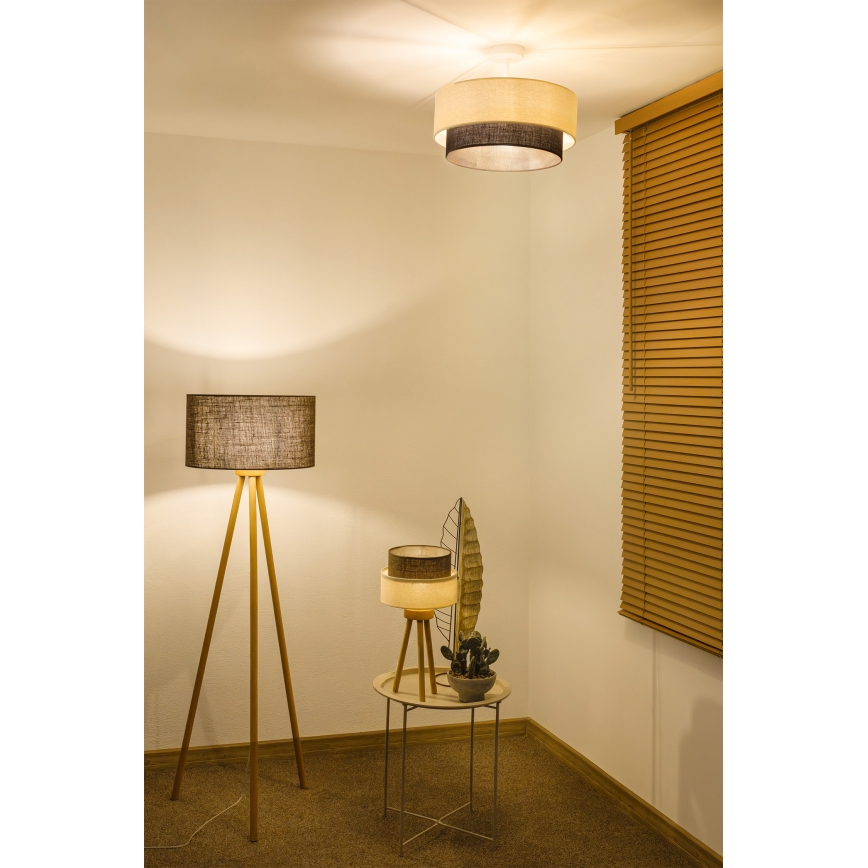 Brilagi - LED Aufgesetzte Deckenleuchte Boho-Style 1xE27/15W/230V pr. 40 cm creme/braun