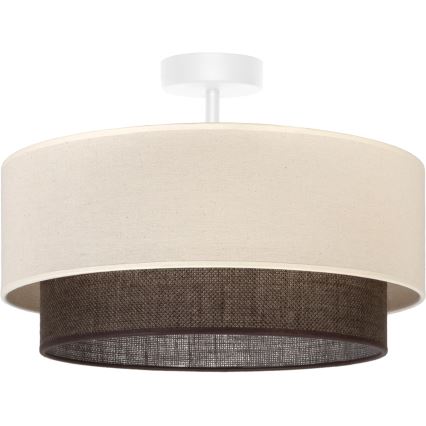 Brilagi - LED Aufgesetzte Deckenleuchte Boho-Style 1xE27/15W/230V pr. 40 cm creme/braun