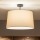 Brilagi - LED Aufgesetzte Deckenleuchte CERIA 1xE27/60W/230V Ø 45 cm schwarz/beige
