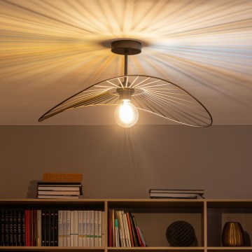 Brilagi - LED Aufgesetzte Deckenleuchte CERIA WIRE 1xE27/60W/230V 40x56 cm schwarz/bronzefarben