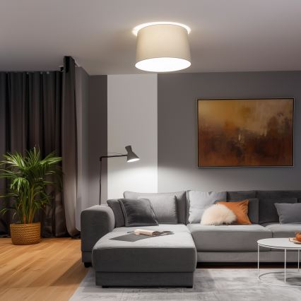 Brilagi - LED Aufputz-Deckenleuchte CERIA 1xE27/40W/230V Ø 45 cm grau