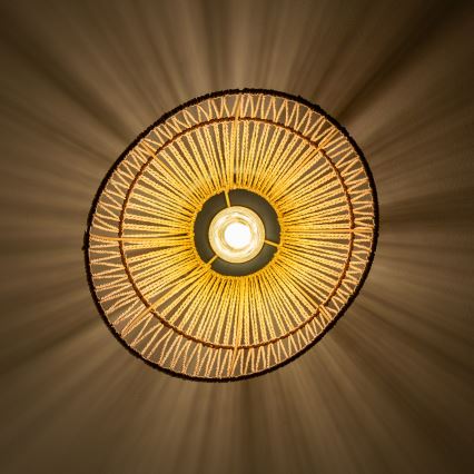 Brilagi - LED-Aufputz-Deckenleuchte CERIA BOHO 1xE27/40W/230V pr. 30 cm braun