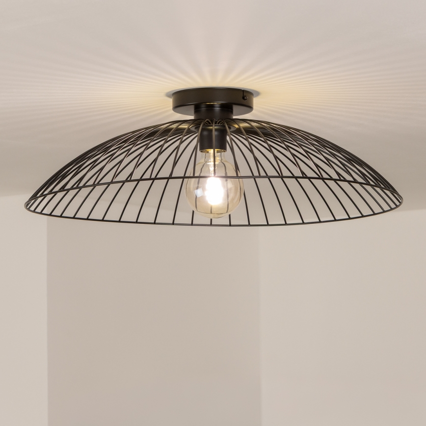 Brilagi - LED-Aufputz-Deckenleuchte CERIA WIRE 1xE27/40W/230V Ø 60 cm schwarz