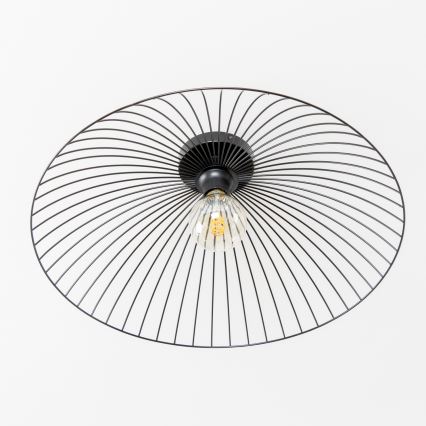 Brilagi - LED-Aufputz-Deckenleuchte CERIA WIRE 1xE27/40W/230V Ø 60 cm schwarz