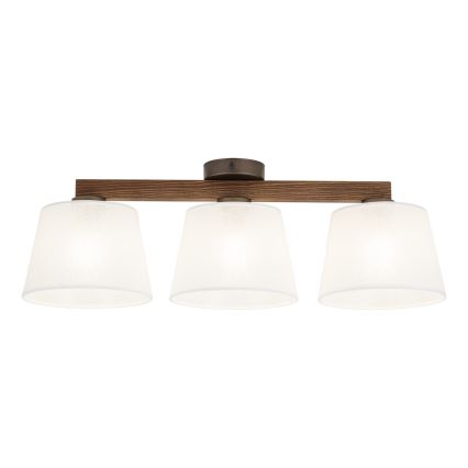 BRILAGI - LED-Aufputz-Deckenleuchte LATTE 3xE27/15W/230V Kiefer/weiß