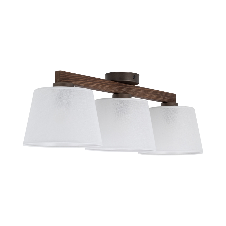 BRILAGI - LED-Aufputz-Deckenleuchte LATTE 3xE27/15W/230V Kiefer/weiß