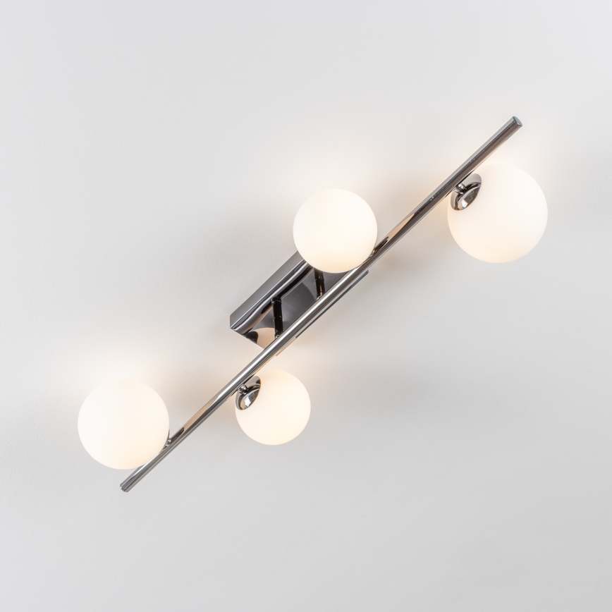 Brilagi - LED Aufputz-Deckenleuchte MILLA 4xG9/3W/230V schwarz/chrom/weiß