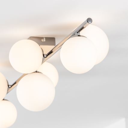 Brilagi - LED-Aufputz-Deckenleuchte MILLA 7xG9/3W/230V schwarz-chrom/weiß