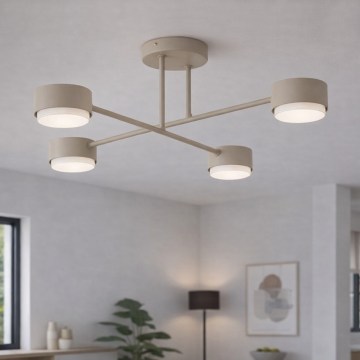 Brilagi - LED-Aufputz-Deckenleuchte MONO 4xGX53/12W/230V beige