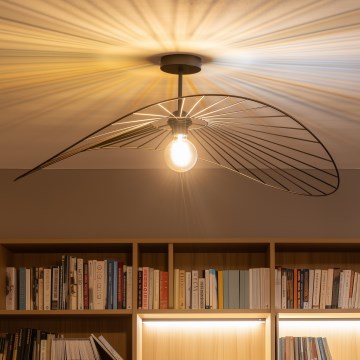 Brilagi - LED-Aufputz-Kronleuchter CERIA WIRE 1xE27/60W/230V 60x80 cm schwarz/bronze