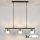 Brilagi - LED AURA LUX Hängeleuchte an Stahlseil 3xGX53/30W/230V schwarz/rauchfarben