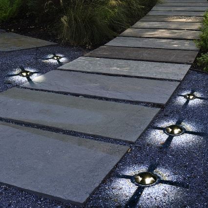 Brilagi - LED Außen befahrbare Bodeneinbauleuchte GROUNDRAY LED/1W/230V schwarz IP67