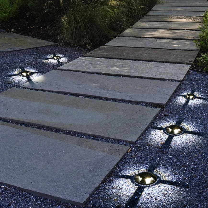 Brilagi - LED Außen befahrbare Bodeneinbauleuchte GROUNDRAY LED/1W/230V schwarz IP67