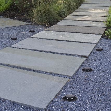 Brilagi - LED Außen befahrbare Bodeneinbauleuchte GROUNDRAY LED/1W/230V schwarz IP67