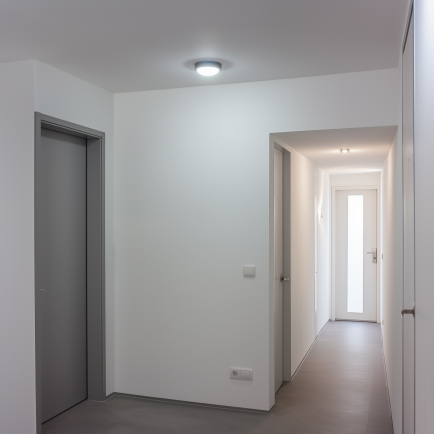 Brilagi - LED Außen-Deckenleuchte LED/13W/230V Ø 17 cm IP54 Anthrazit