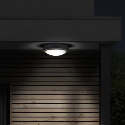 Brilagi - LED Außen-Deckenleuchte LED/13W/230V Ø 17 cm IP54 Anthrazit