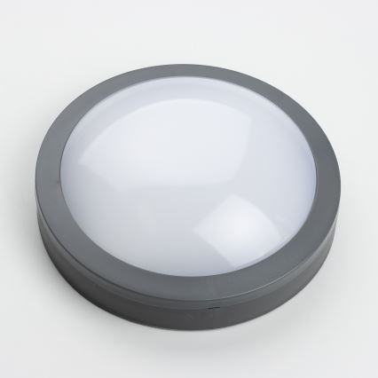 Brilagi - LED Außen-Deckenleuchte LED/20W/230V Ø 23 cm IP54 Anthrazit