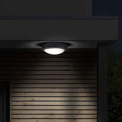 Brilagi - LED Außen-Deckenleuchte LED/20W/230V Ø 23 cm IP54 Anthrazit