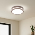 Brilagi - LED-Außen-Deckenleuchte BENE LED/18W/230V, Durchmesser 21,5 cm, braun, IP54