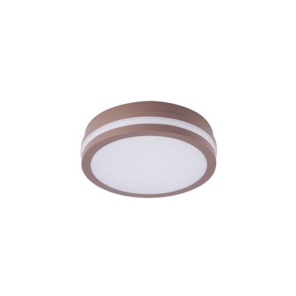 Brilagi - LED-Außen-Deckenleuchte BENE LED/18W/230V, Durchmesser 21,5 cm, braun, IP54