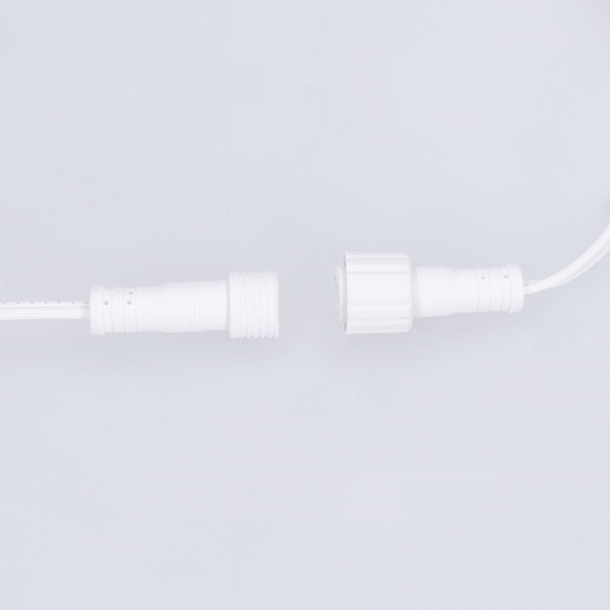 Brilagi - LED Außen-Lichterkette GIRLANDA 10xE12/0,6W/230V 8m weiß IP44 warmweiß