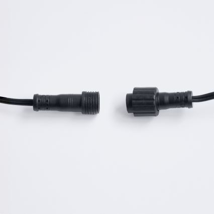 Brilagi - LED-Außen-Lichterkette GIRLANDA 25xE12/0,36W/24V 20m schwarz IP44 warmweiß