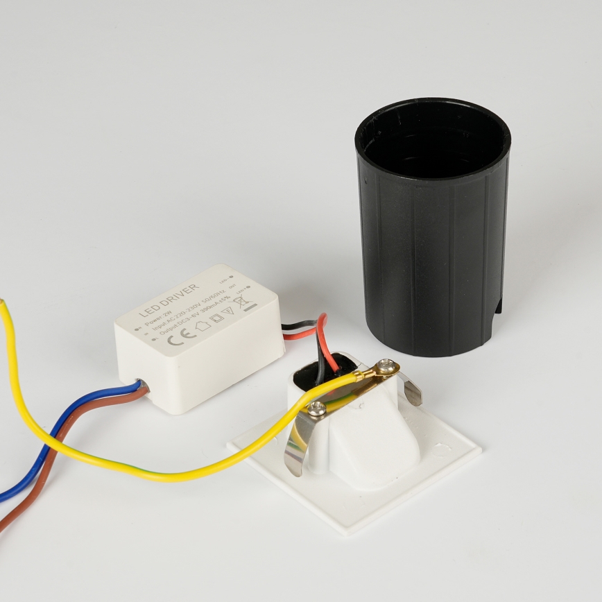 Brilagi - LED Außen-Einbauleuchte STAIRDOT LED/2W/230V weiß IP65 eckig