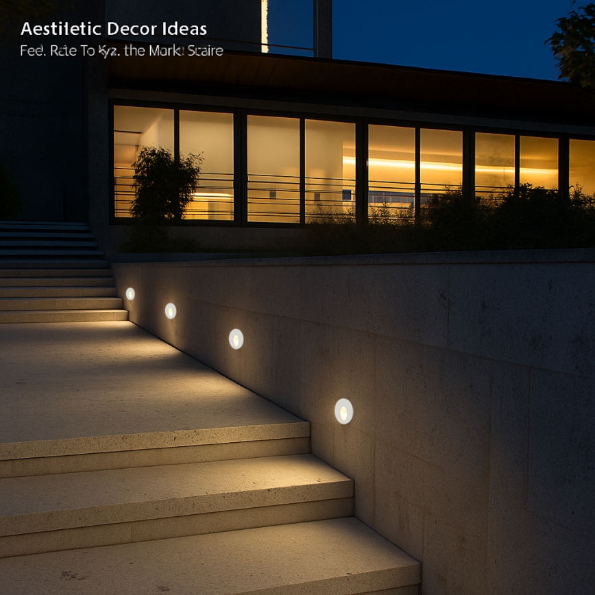 Brilagi - LED Außen-Einbauleuchte STAIRDOT LED/2W/230V weiß IP65 rund
